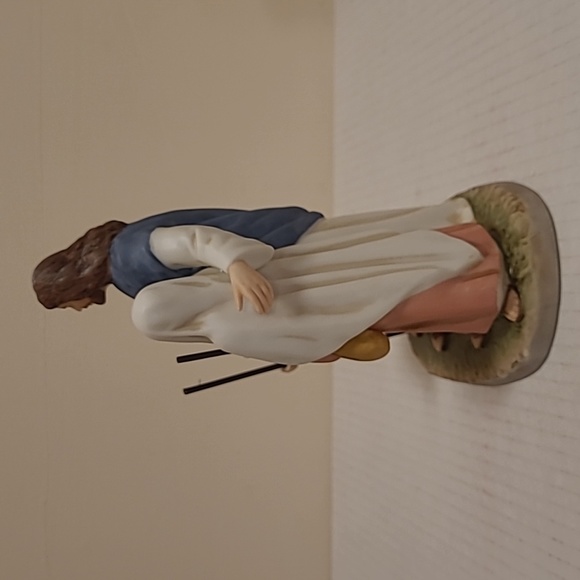 NWOT Vintage Home Interior The Shepherds Voice Figurine In Original Box - Picture 4 of 17